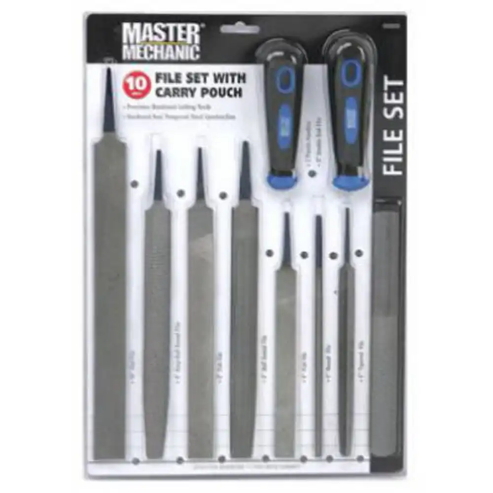 10-pc. file set with pouch