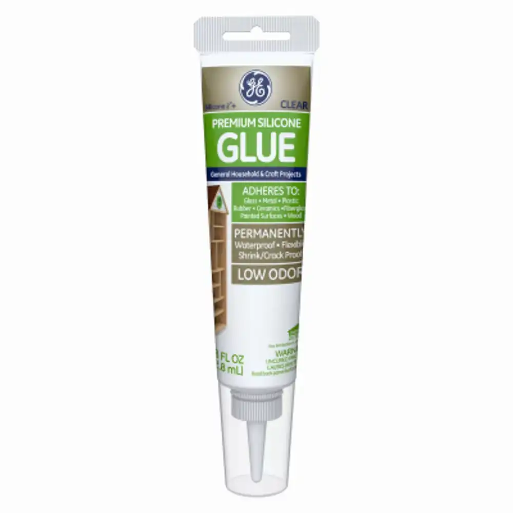 premium silicone 2 glue, clear, 2.8-oz. squeeze tube