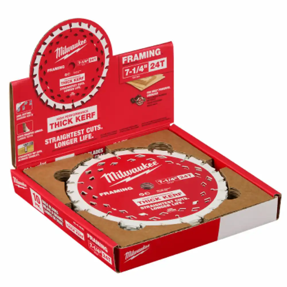 thick kerf framing circular saw blade, 24 teeth, 7-1/4 in.