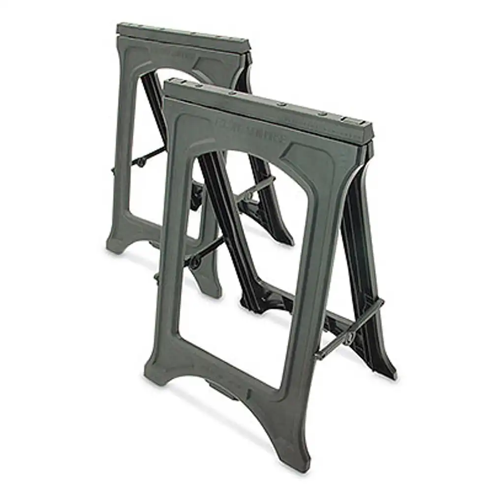22-in. sawhorses, plastic, 2-pk.