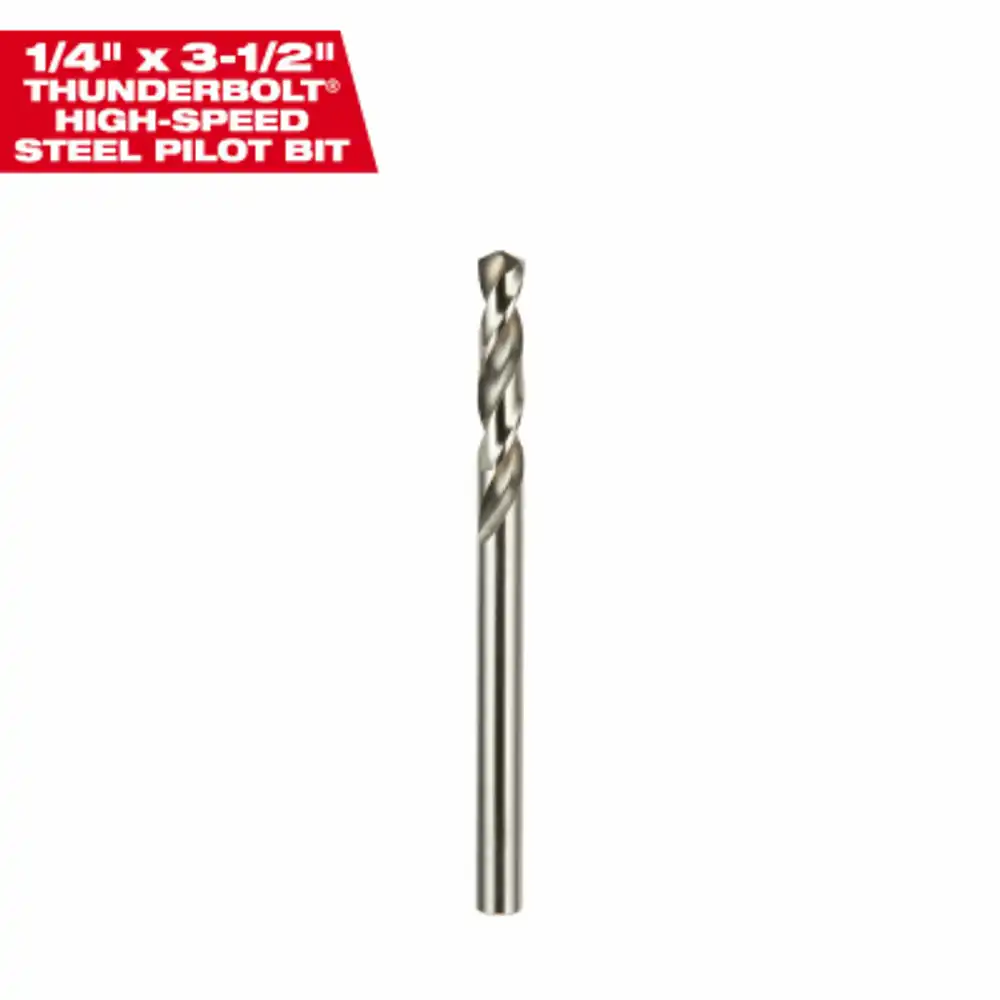 pilot drill bit, 3-1/2 x 1/4 in.