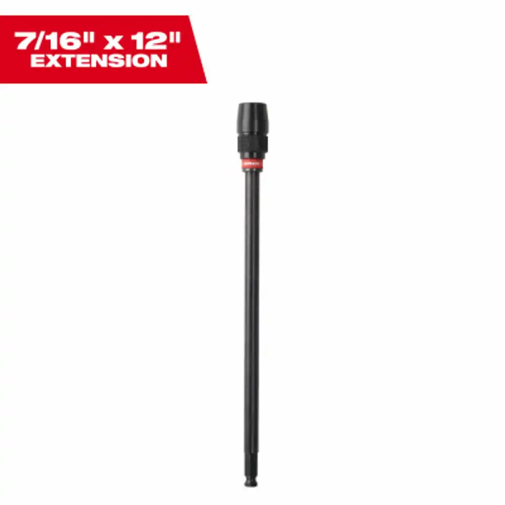 quik-lok drill bit extension, 12 x 7/16 in. shank