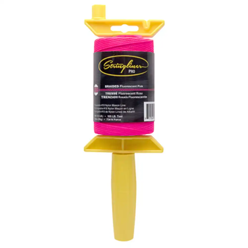 construction line, fluorescent pink nylon, 500-ft. reel