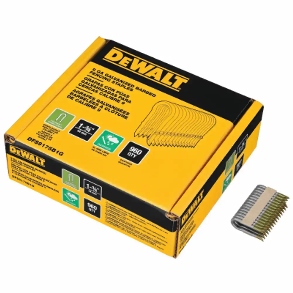 galvanized fencing staples, 9 gauge, 1.75 in., 960-ct.