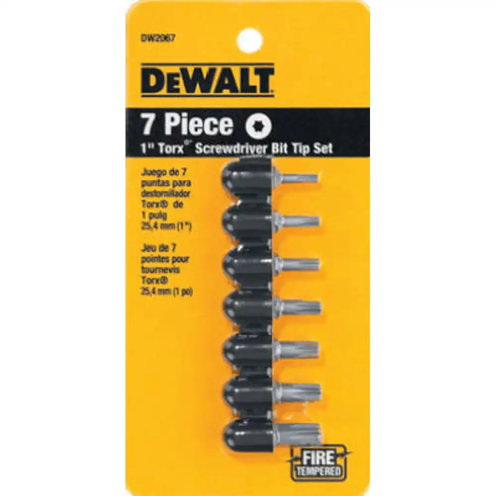 7-pc. torx bit tip set