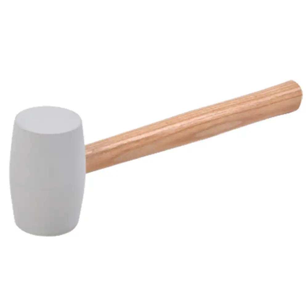 white rubber mallet, 16 oz.