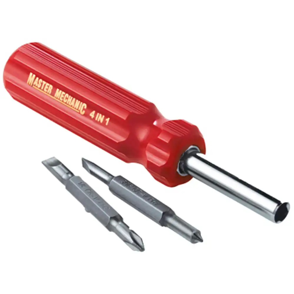 4-in-1 quick change multi-bit screwdriver