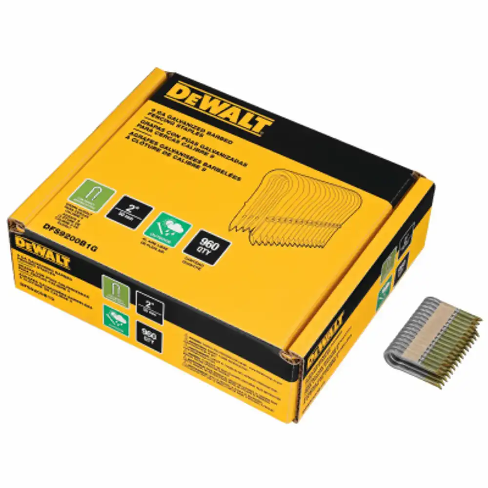 galvanized fencing staples, 9 gauge, 2 in., 960-ct.