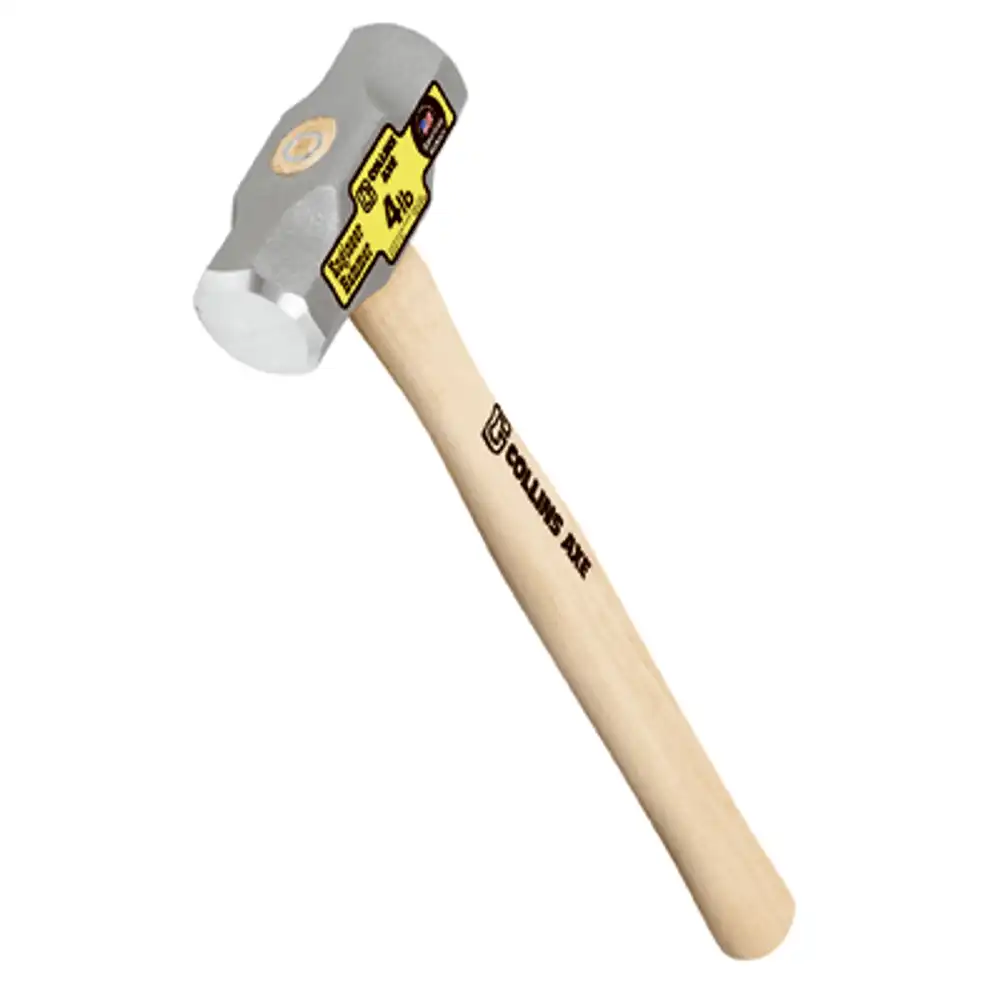 4 lb. double face engineer's hammer, 16 in. hickory handle