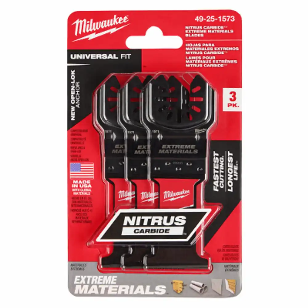 open-lok oscillating multi-tool blade, extreme materials nitrus carbide teeth, 3-pk.