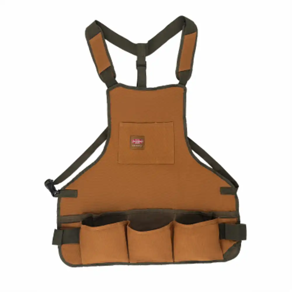 duckwear super bib apron, 16 pockets