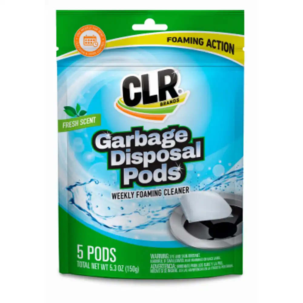 clr brands garbage disposal cleaner pods 5 ct