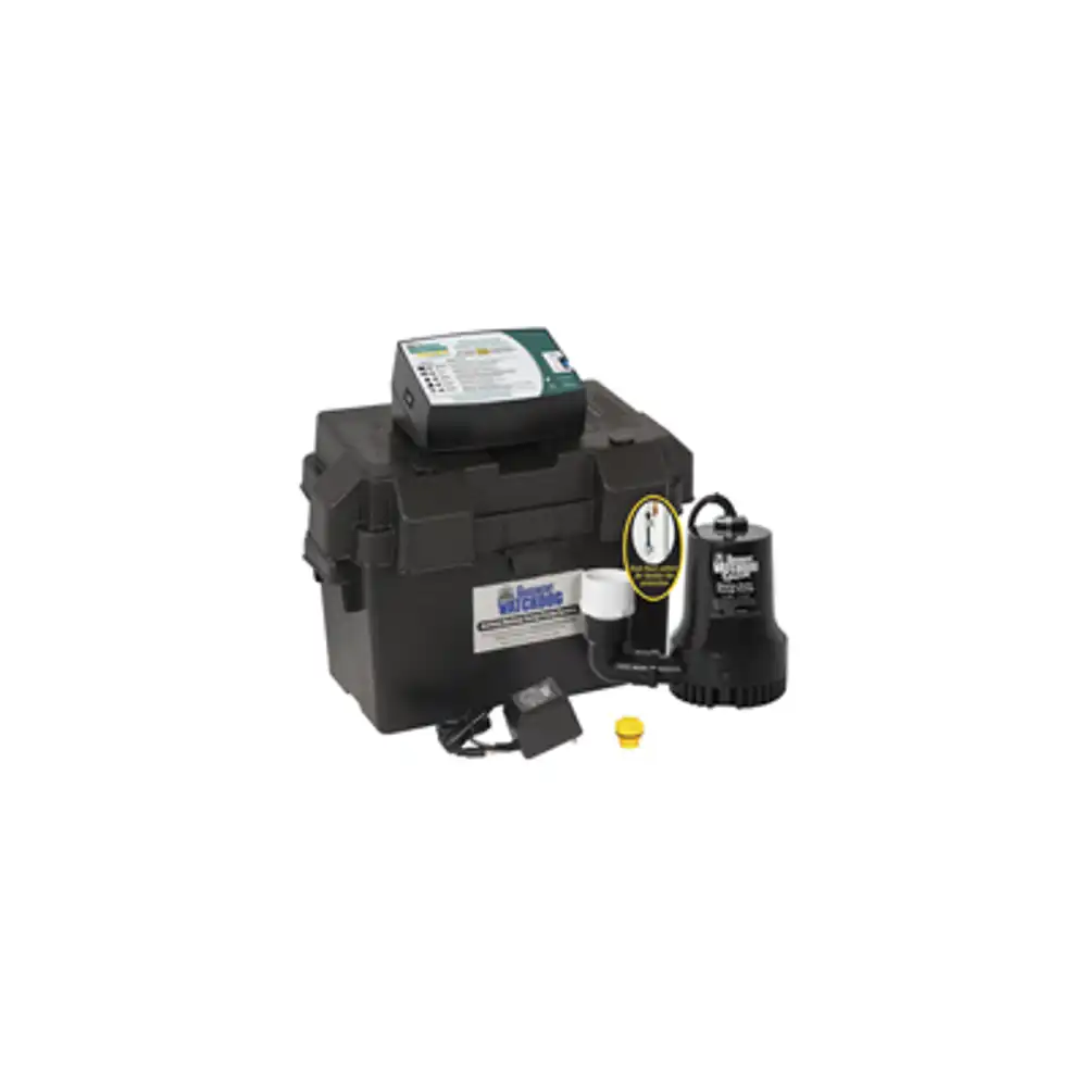 special battery backup sump pump system