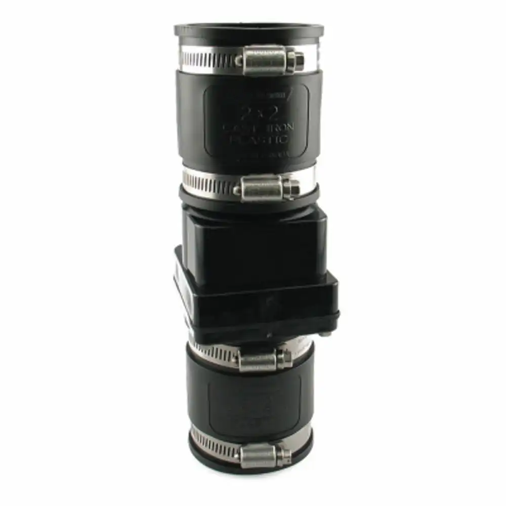 inline sewage check valve, plastic, 2-in.