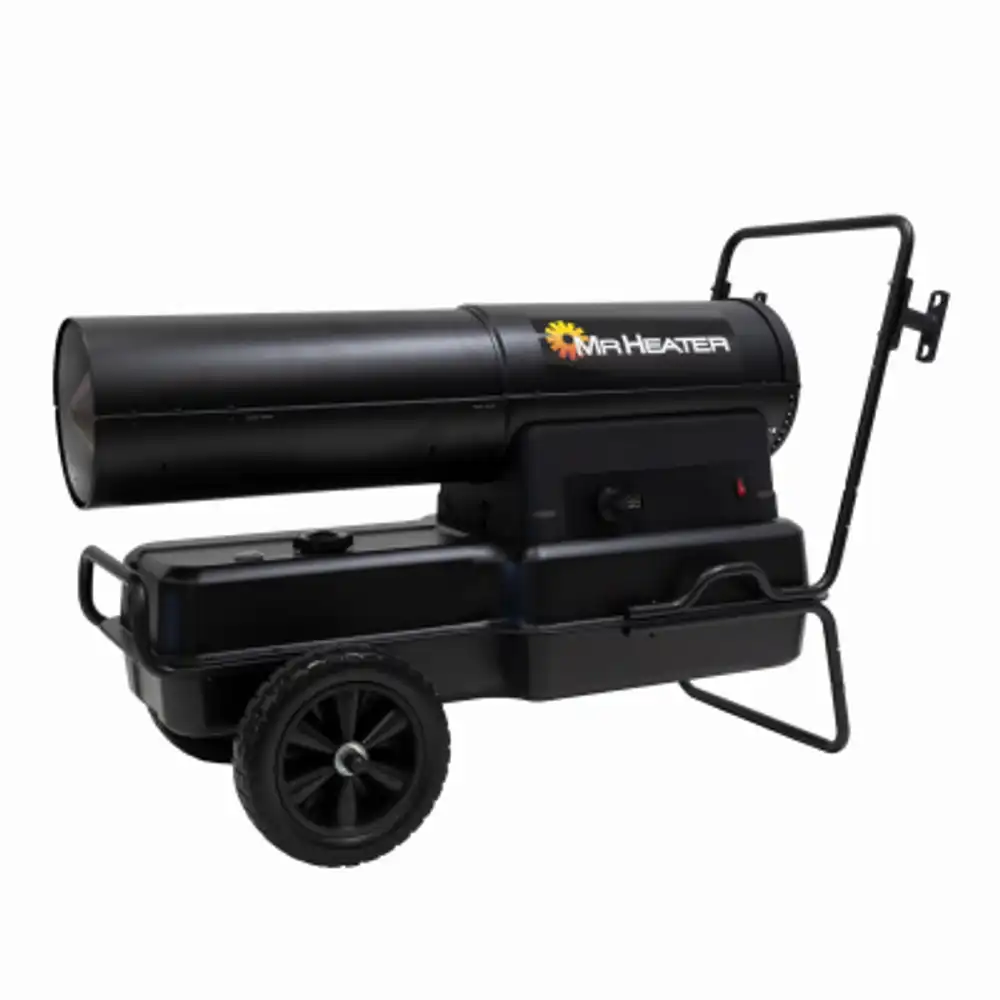 mr. heater 185,000 btu kerosene forced air heater with handles