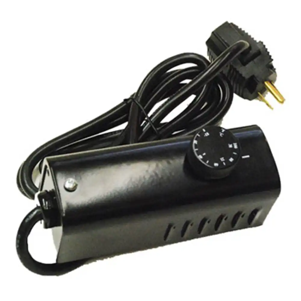 external in-line thermostat for kerosene forced-air heater