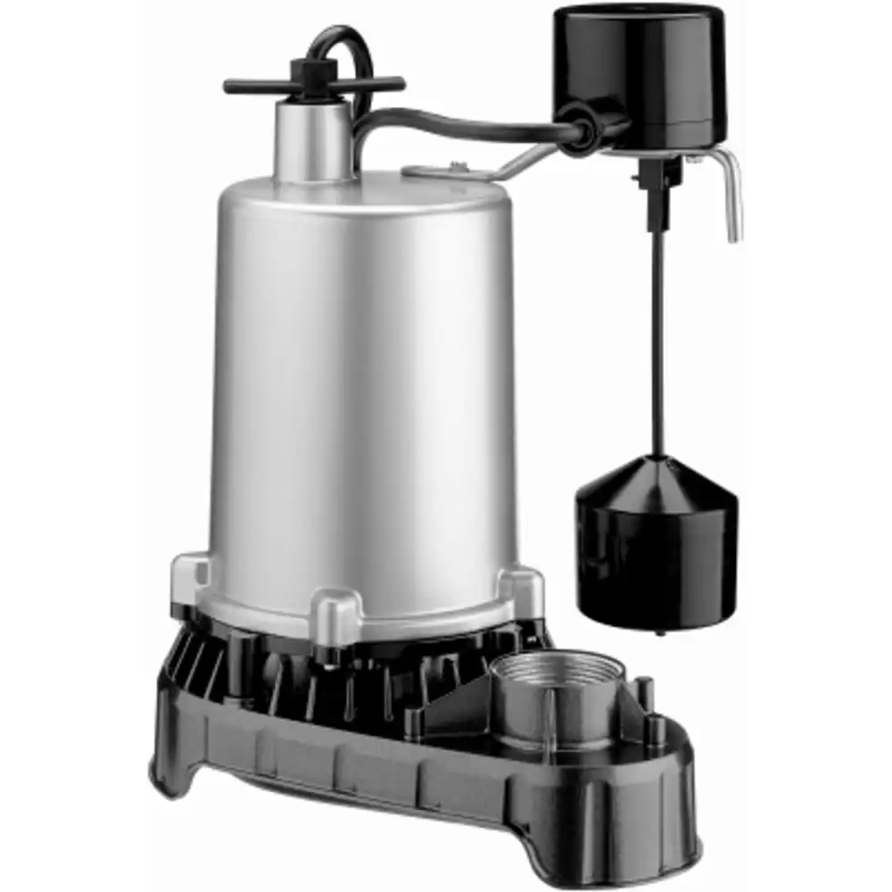 high-output sump pump, submersible, 1-hp