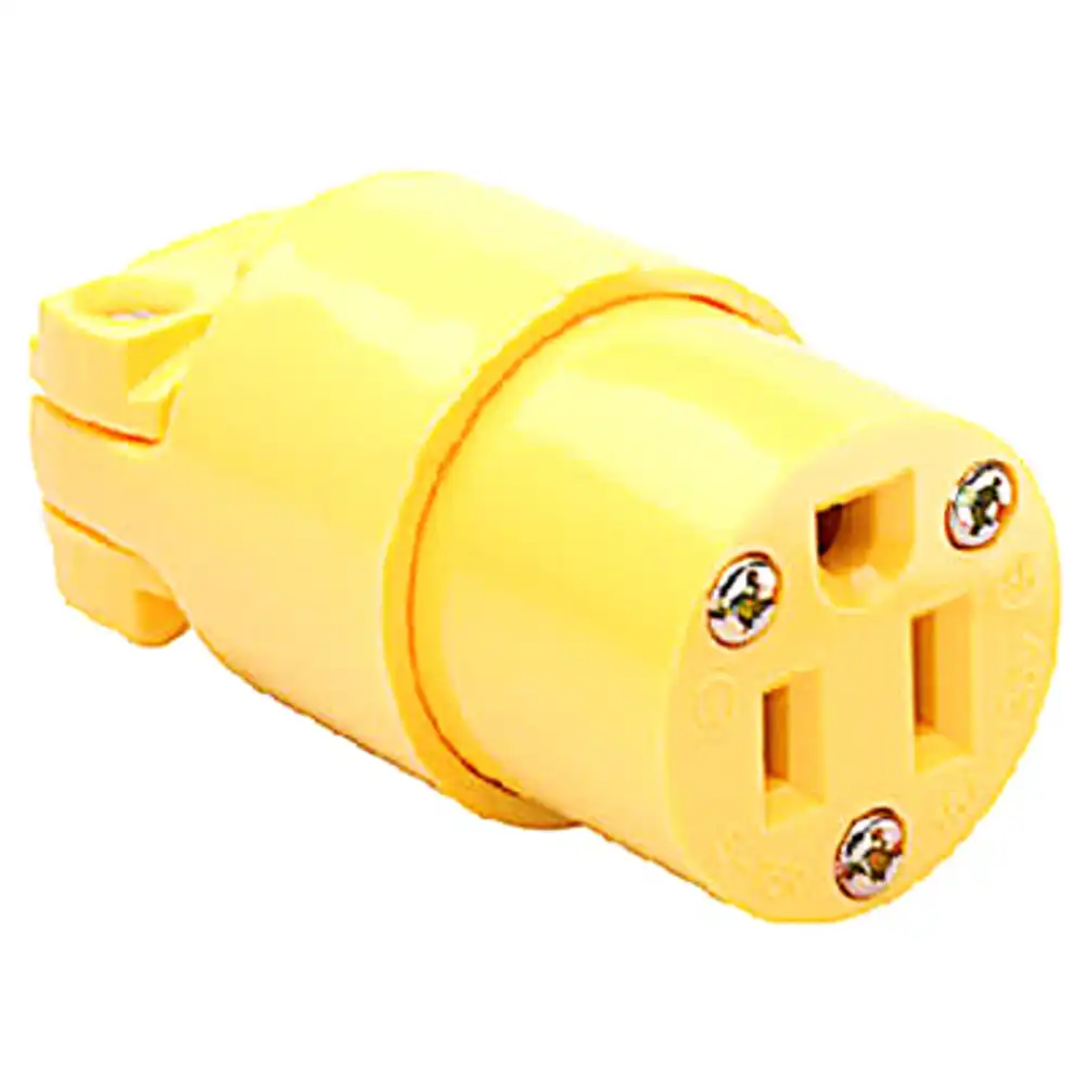 pass & seymour commercial connector yellow 15a