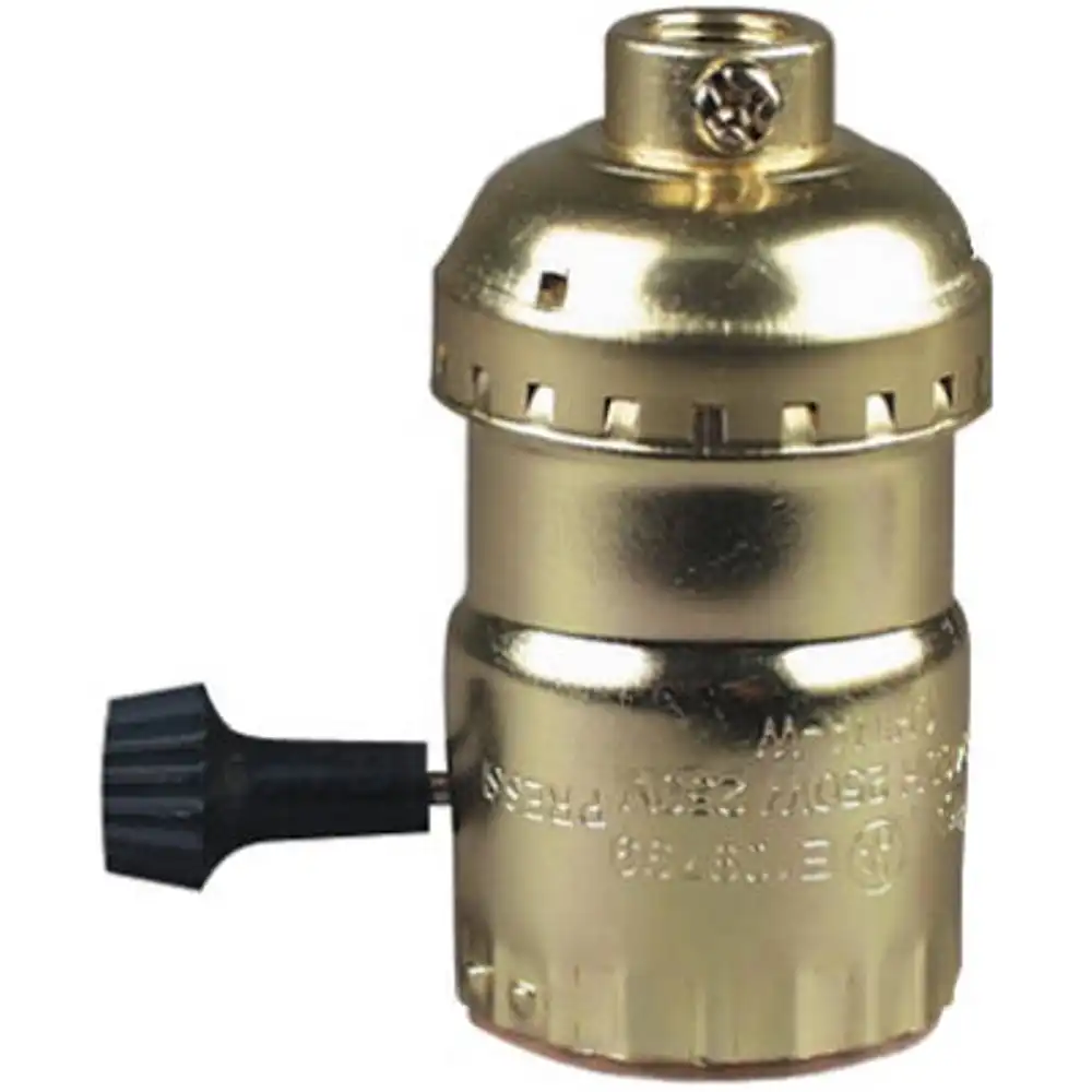 pass & seymour electrolier medium base metal shell lampholder, 250-watt, 250-volt