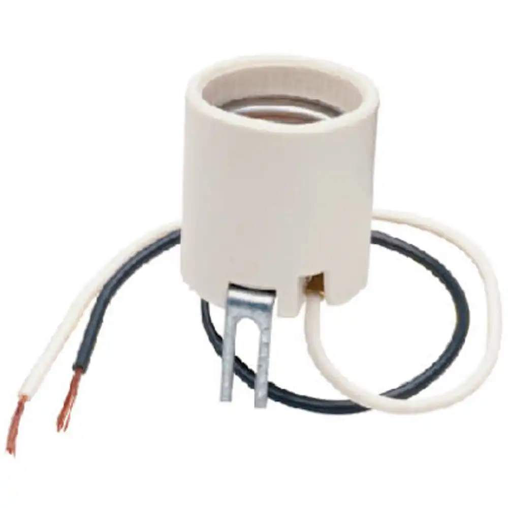 pass & seymour incandescent medium base porcelain lampholder, keyless, 660-watt, 250-volt