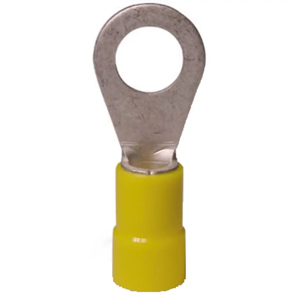 ring terminals, insulated, solderless, 8-10 stud, 50-pk.