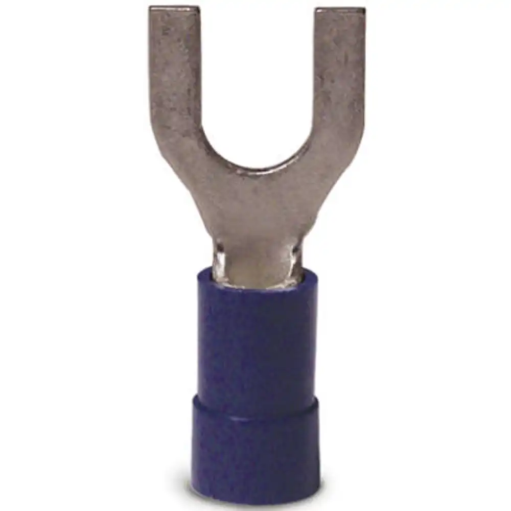 spade terminals, insulated, 4-6 stud, 16-14 awg, 100-pk.