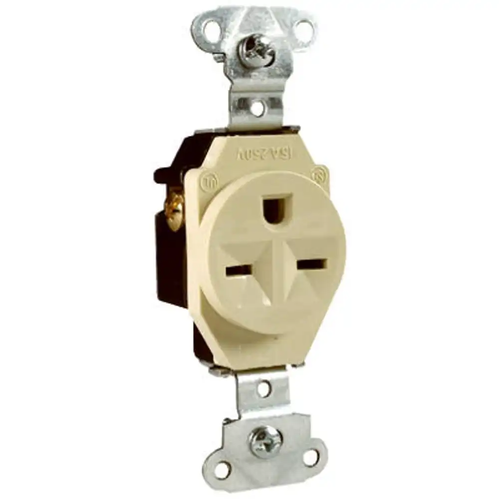 pass & seymour 15a heavy-duty single outlet