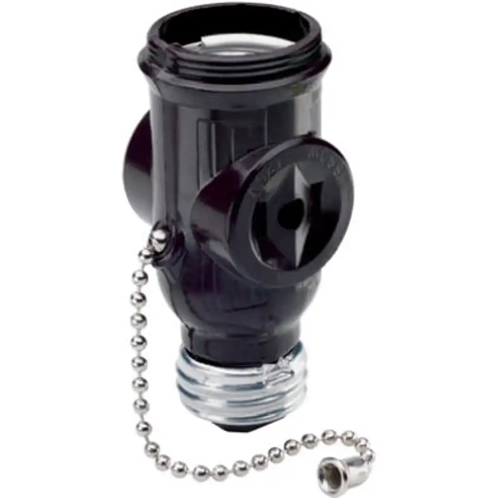 pass & seymour lampholder pull current tap brown