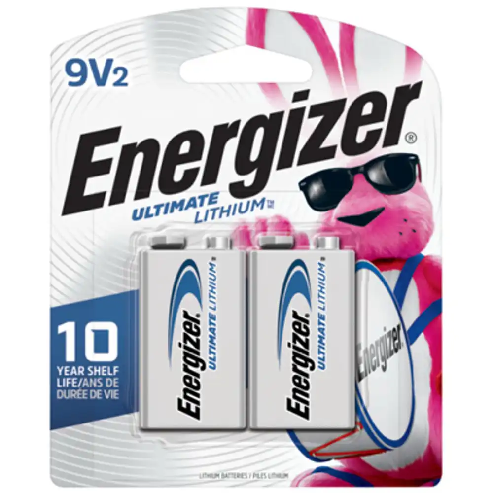 lithium 9-volt (9v) batteries, 2 pack