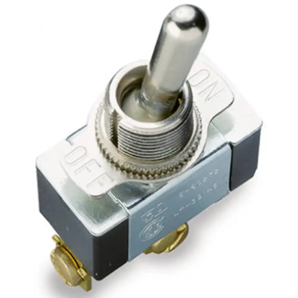 toggle switch, single-pole/single-throw, 20a/125v, 3/4-hp