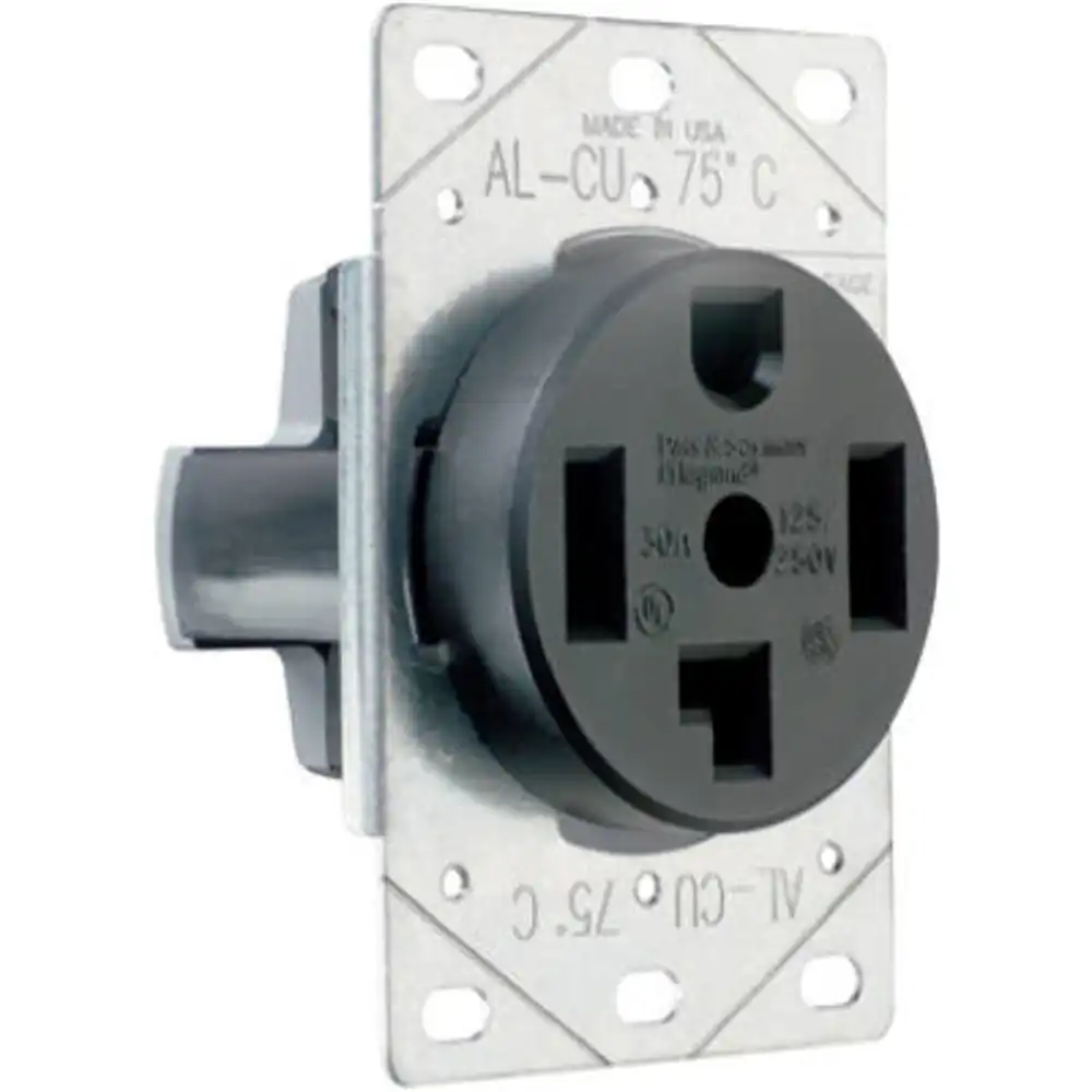 pass & seymour flush outlet 30a 125/250v 4w