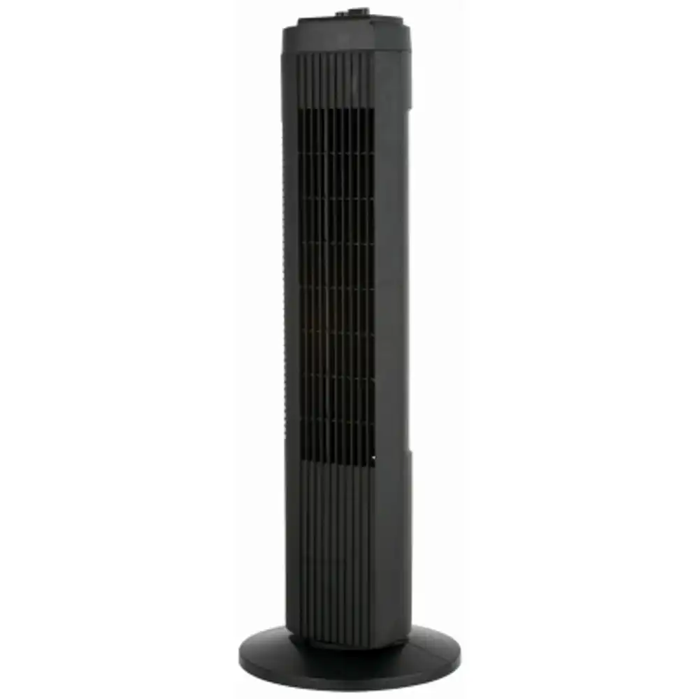 oscillating tower fan, 3 speeds, 27-in.