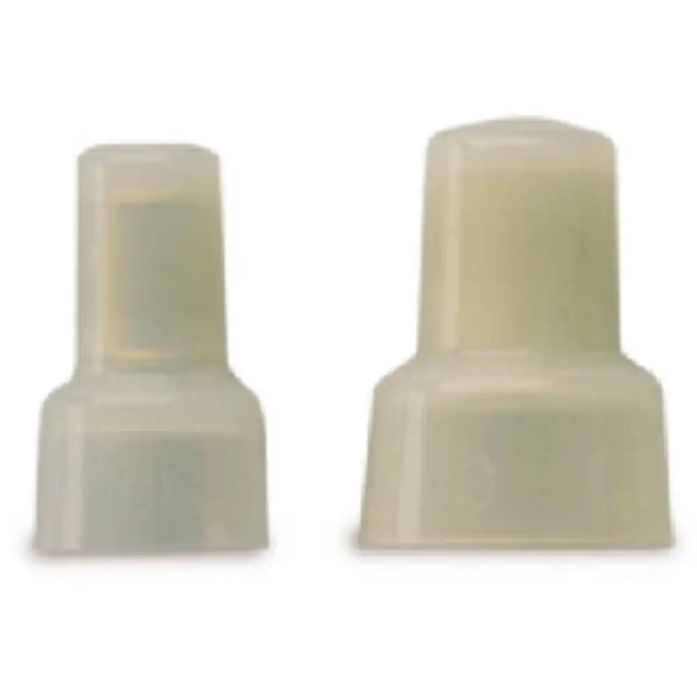 pigtail connector, white, nylon, 22-14-awg, 10-pk.