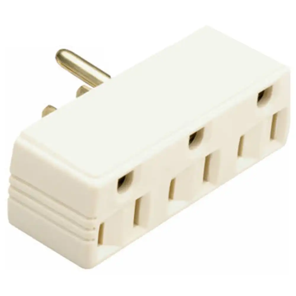 pass & seymour single-to-triple tap receptacle adapter