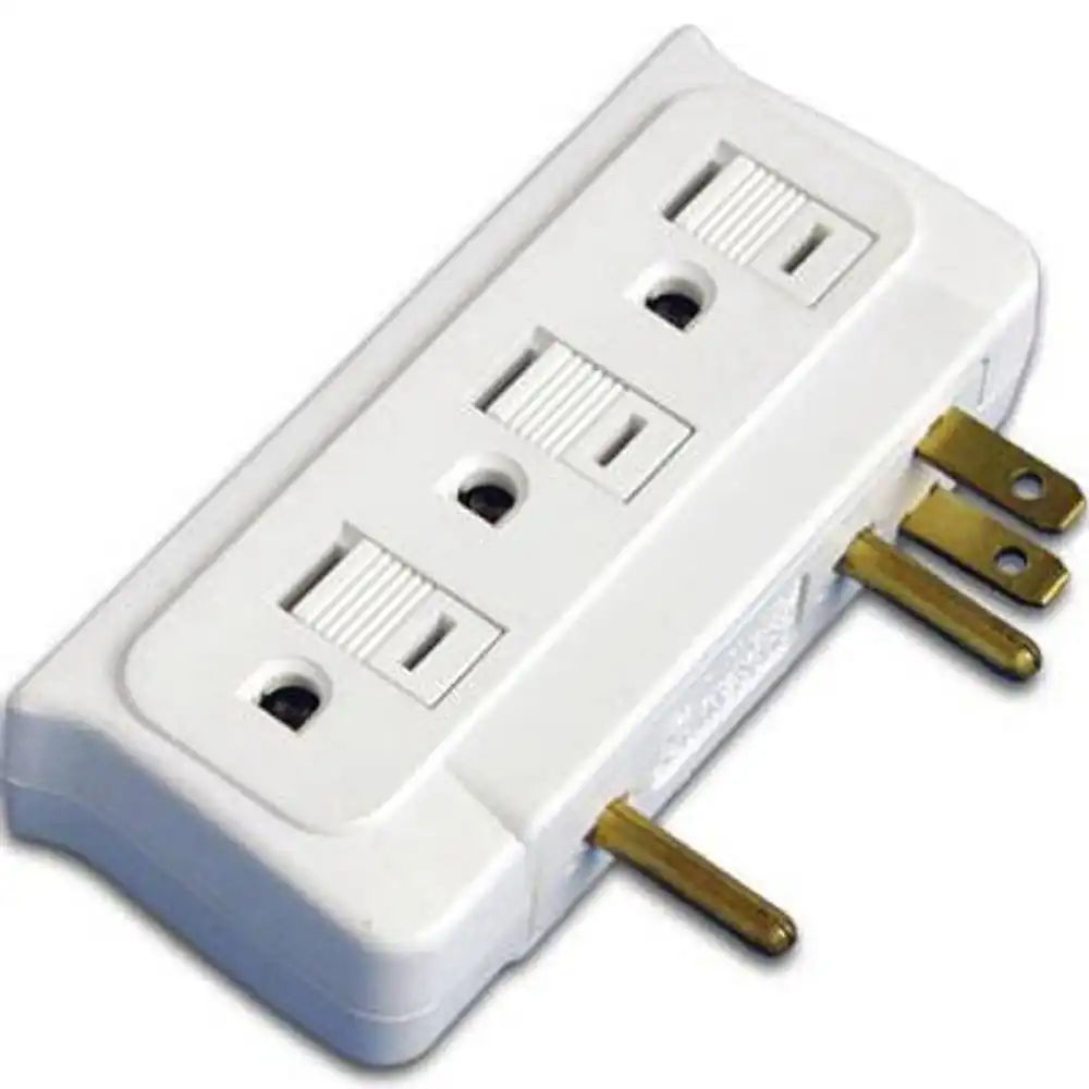 6-outlet white side entry current tap