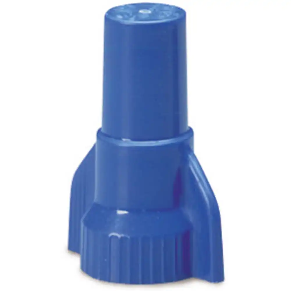wing-gard wire connector, square spring, 14-16 awg, blue, extra large, 10-pk.