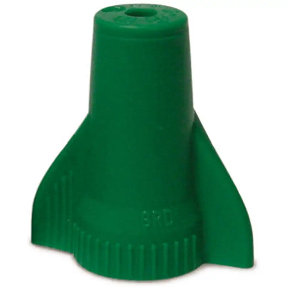 grounding wire connector, 14-10 awg, green, 6-pk.