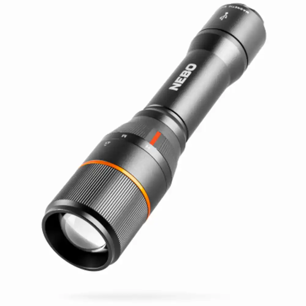 davinci 1500 lumen rechargeable led flashlight, 4 light modes