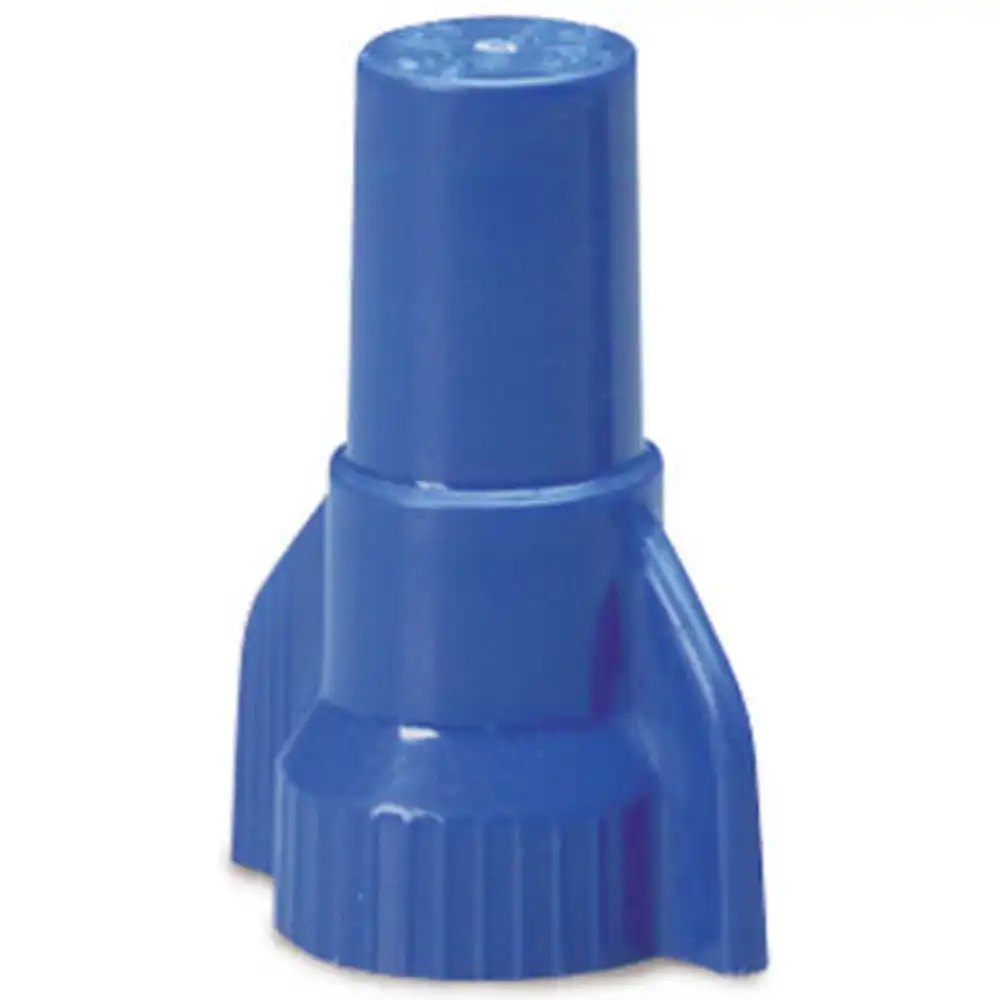 wing-gard wire connector, screw-on, 14-6 awg, blue, large, 2-pk.