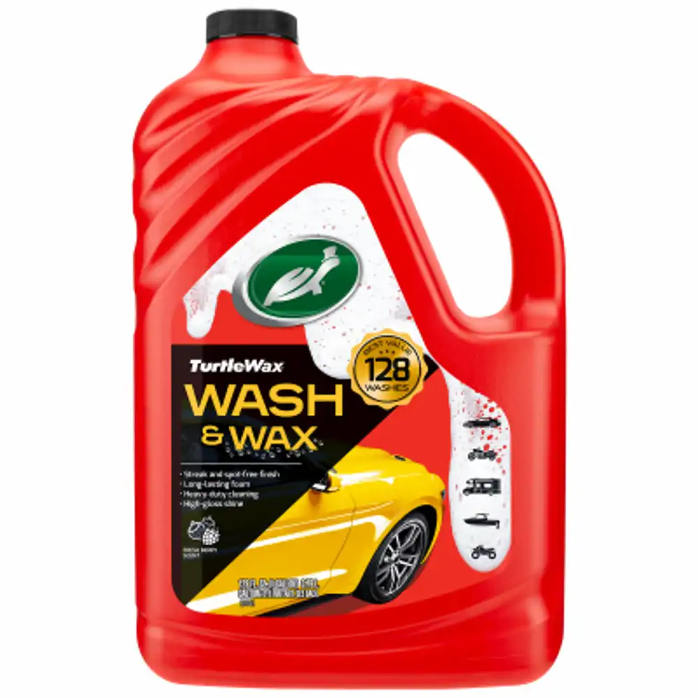 car wash & wax, 128 oz.