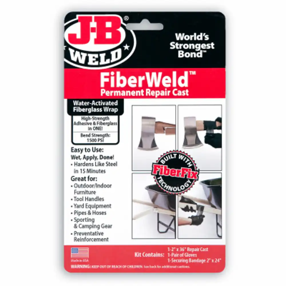fiberweld permanent repair cast kit with fiberfix, 2 in. wrap