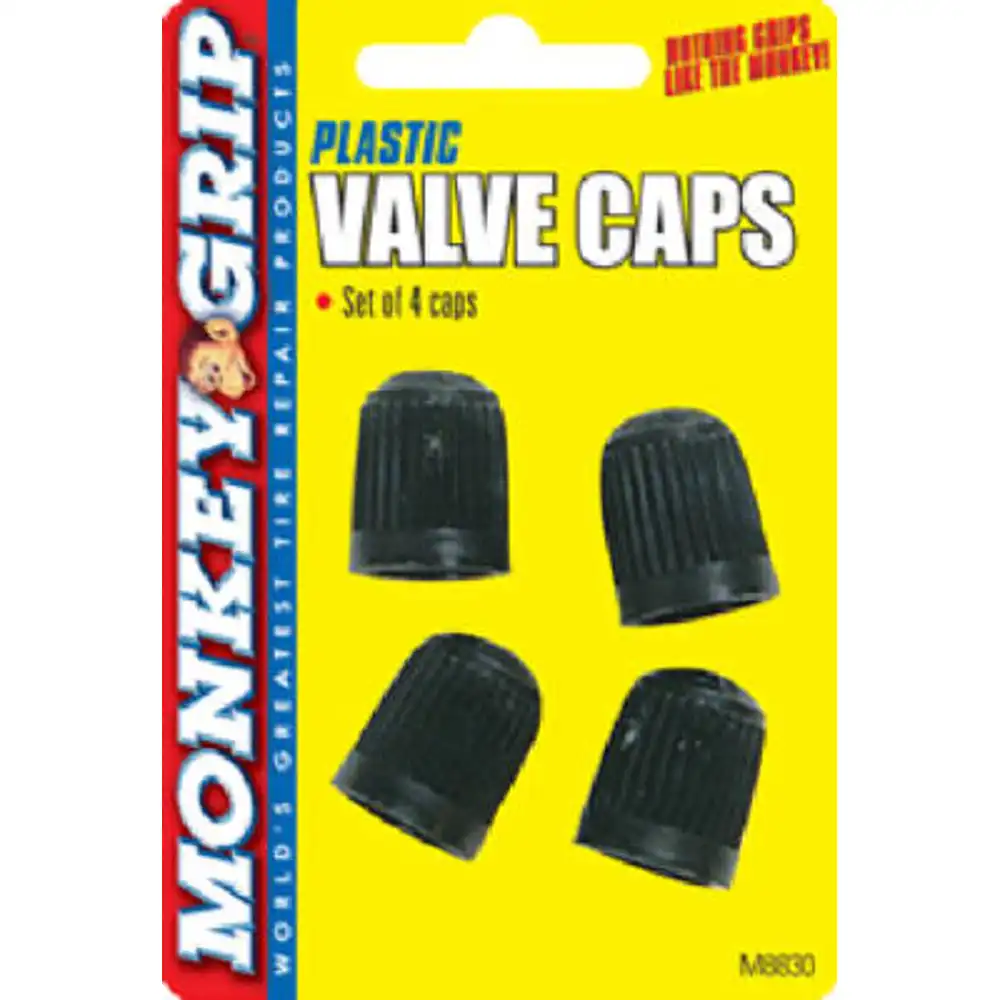 valve caps, dome-type, 4-pk.