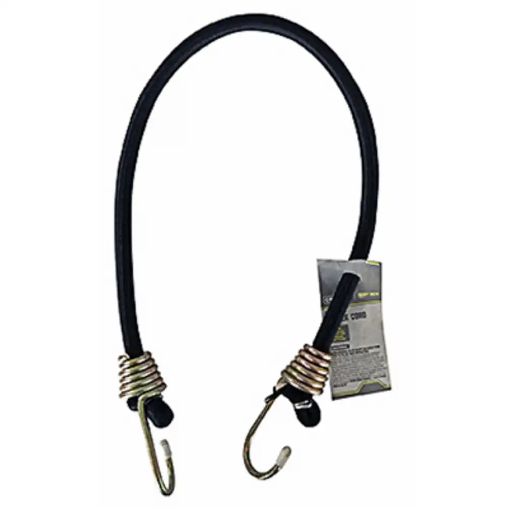 bungee cord, heavy-duty, black, 24-in.