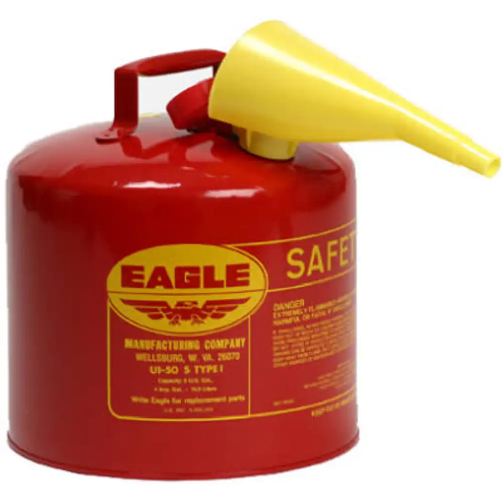 gasoline can, type-i, 5 gallons