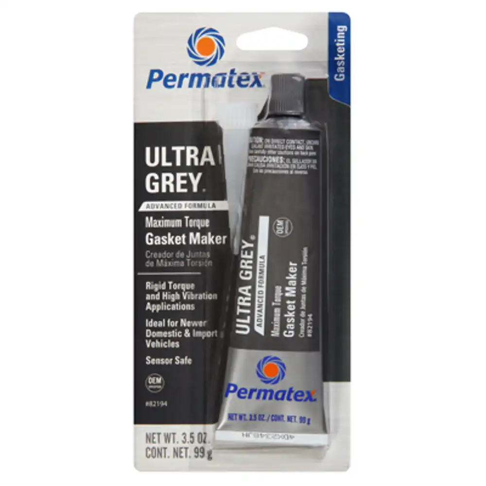 ultra grey rtv silicone gasket maker, 3.5 oz.