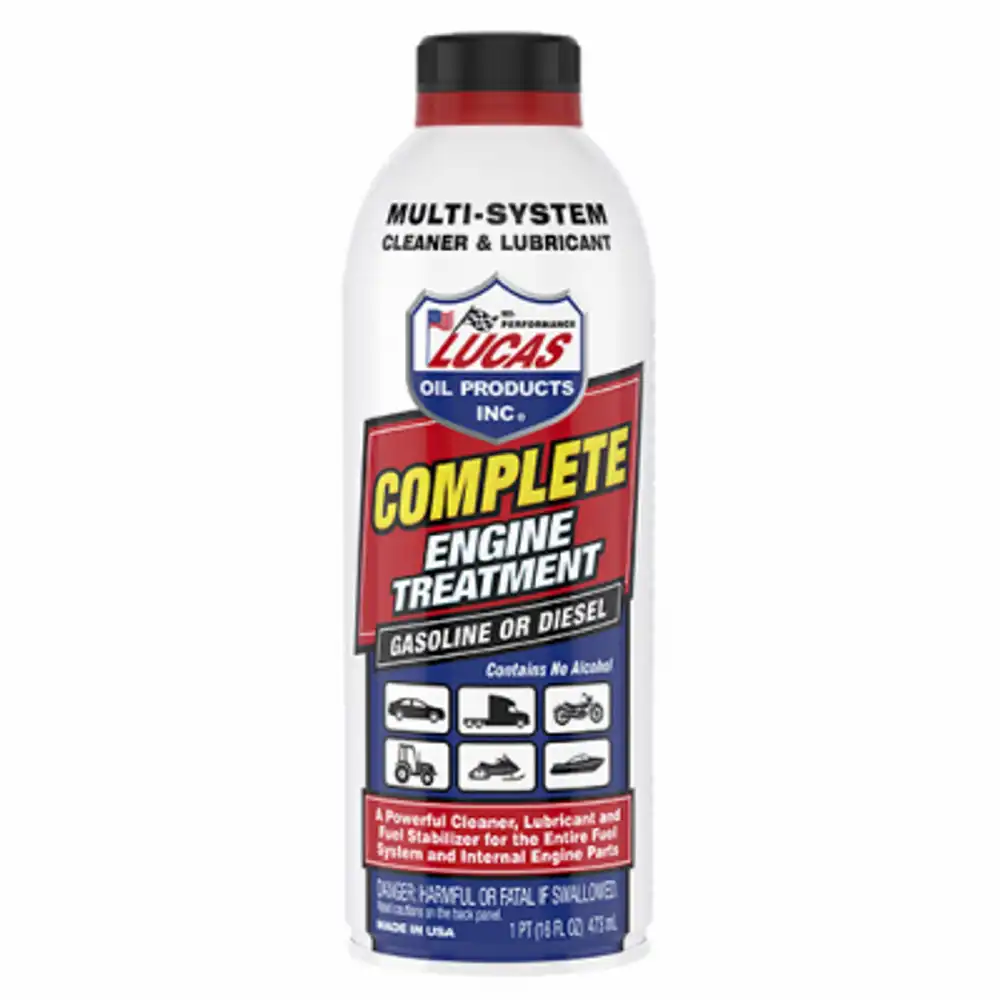 complete engine treatment, cleans & lubricates, 16 oz.