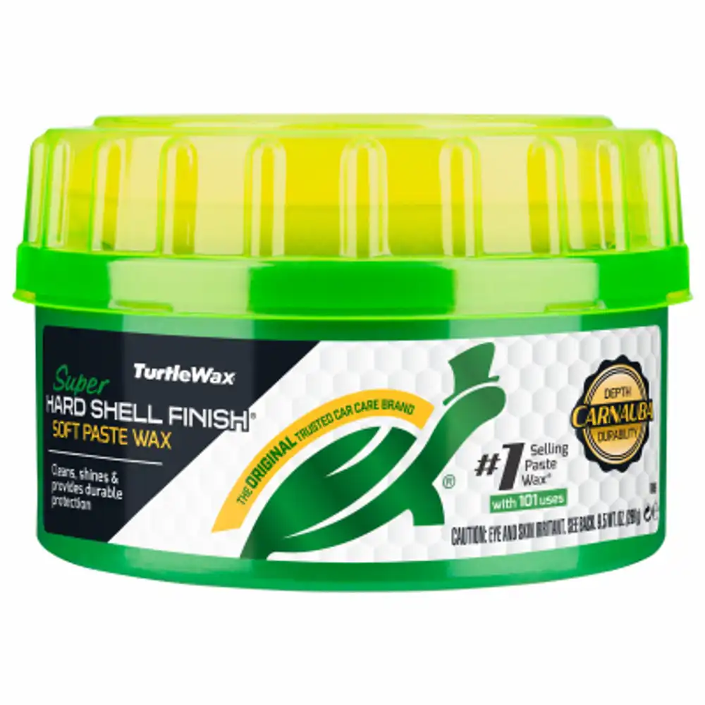 hard shell paste car wax, 9.5 oz.