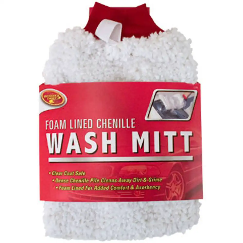 deluxe chenille wash mitt