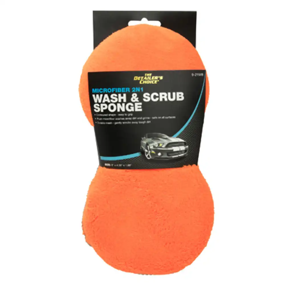 2 in 1 microfiber covered bone sponge