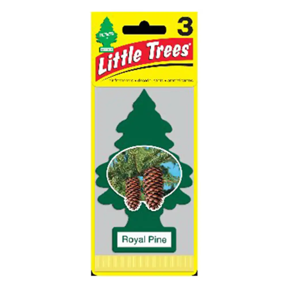 car air freshener, royal pine, 3-pk.